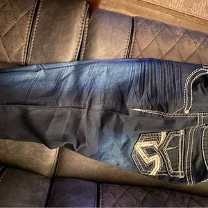 Hydraulic Lola Stretch Capri Blue Jeans Size 18